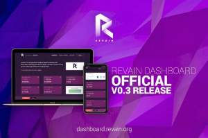 Imagem da matéria: Revain Lança Oficialmente Dashboard v0.3
