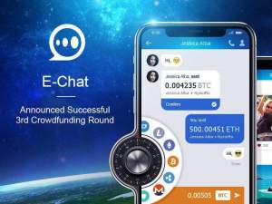 Imagem da matéria: e-Chat Lança Terceira Rodada da Venda de Tokens
