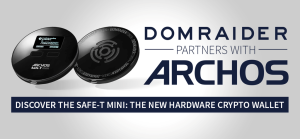 Imagem da matéria: Safe-T Mini, a Primeira Hardware Wallet para Criptomoedas da Archos em Parceria com a DomRaider