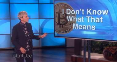 Imagem da matéria: Ellen Degeneres Faz Piada com Bitcoin: “Ou Vale 20 mil Dólares ou Nada”