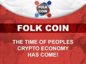 Imagem da matéria: Campanha de ICO da FOLK COIN Já Começou: Criptomoeda Criada para Maximizar os Benefícios para as Pessoas e Companhias