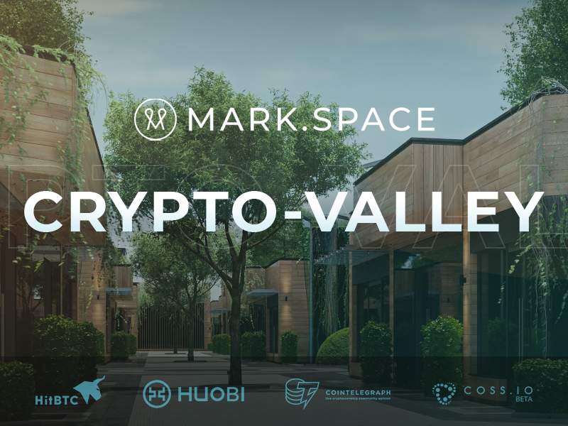 Imagem da matéria: MARK.SPACE: Plataforma Open Source 3D e VR Alimentada pelo Blockchain Anuncia Lançamento de Cidade Virtual CRYPTO.VALLEY