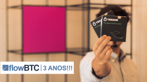 Imagem da matéria: Corretora FlowBTC Comemora 3 anos Com Sorteio de Trezors