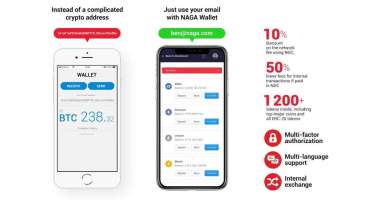 Imagem da matéria: NAGA Lança Carteira de Criptomoedas NAGA WALLET