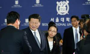Imagem da matéria: Presidente da China Elogia Blockchain mas Mantém Bitcoin em Rédeas Curtas