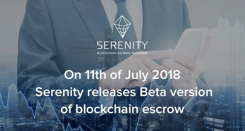 Imagem da matéria: Serenity Lança Versão Beta de Escrow no Blockchain