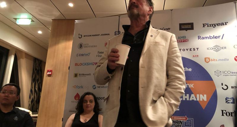 Imagem da matéria: John McAfee cria selo contra corrupção de exchanges de criptomoedas e ataca HitBTC