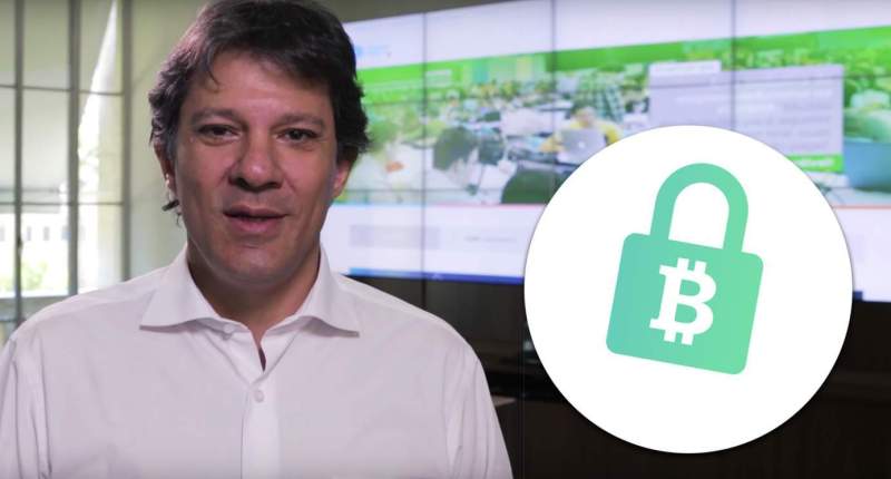 Imagem da matéria: Haddad registra plano de governo em Blockchain para combater fake news