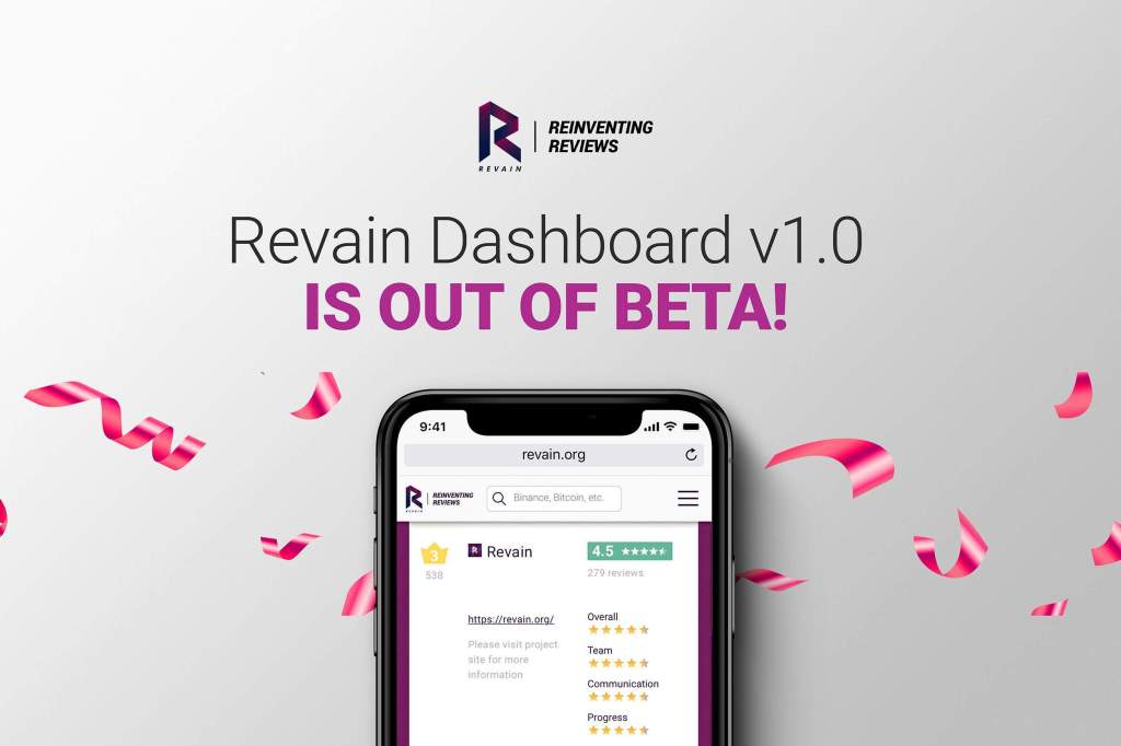 Imagem da matéria: Revain lança versão 1.0 plataforma Revain