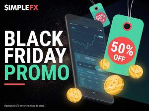 Imagem da matéria: Prepare-se para 50% de desconto no Black Friday do SimpleFX!