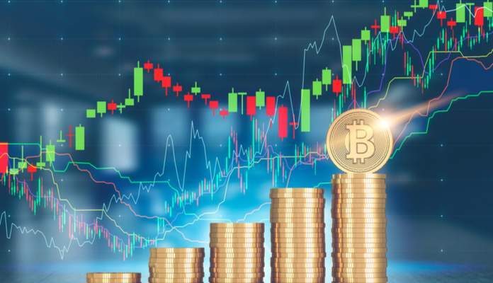 Imagem da matéria: Bitcoin dispara e atinge maior preço das últimas duas semanas; criptomoedas acompanham