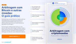 Imagem da matéria: Corretora brasileira lança eBook gratuito sobre arbitragem com Bitcoin e outras Criptomoedas