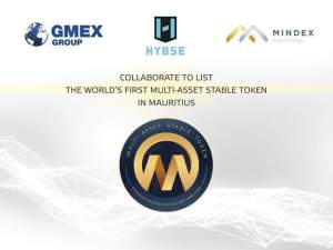 Imagem da matéria: HYBSE, GMEX e MINDEX colaboram para listar o primeiro token estável multi-ativo do mundo nas Maurícias
