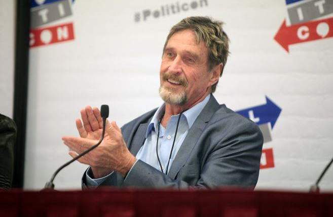 Imagem da matéria: John McAfee lança plataforma de trading de criptomoedas sem custódia