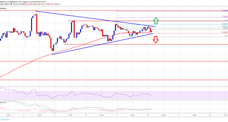 Imagem da matéria: Análise Técnica Bitcoin 10/08/19: Novo ponto crucial; vai subir ou cair?