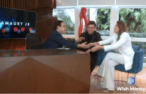 Imagem da matéria: Depois do Bitcoin Banco, Amaury Jr. promove Wish Money; empresa promete lucros diários de 2,1%