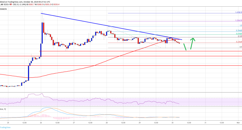 Imagem da matéria: Análise Técnica Bitcoin 30/10/19: Correção pode continuar