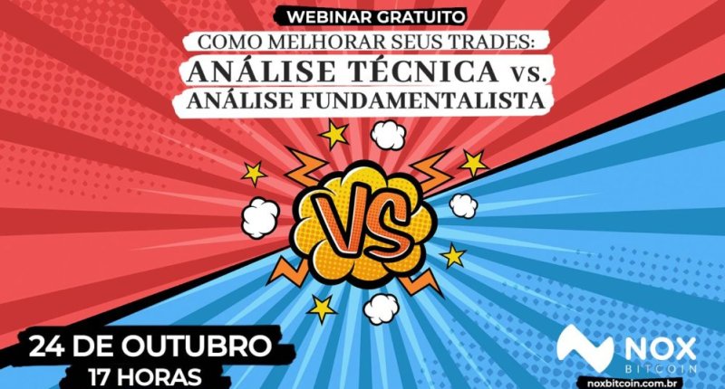 Imagem da matéria: Webinar gratuito ensinará sobre Análise Técnica e Fundamentalista aplicada ao Bitcoin