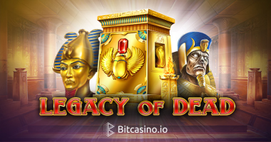 Imagem da matéria: Legacy of Dead: um dos slots mais famosos do momento chega ao Bitcasino.io