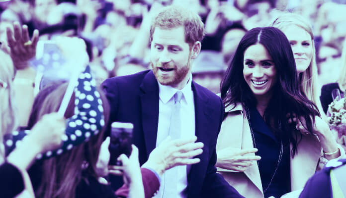 Imagem da matéria: Golpe usa Príncipe Harry e Meghan Markle e promete lucros diários de 1.300% em bitcoin