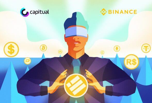 Imagem da matéria: Capitual se torna única plataforma brasileira a ter o par Real Brasileiro x Binance Dólar