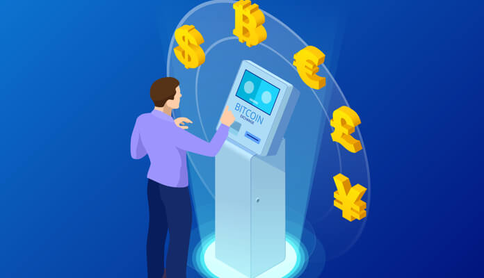 Imagem da matéria: Estudante da UFSC cria máquina que troca moedas por criptomoedas e registra patente