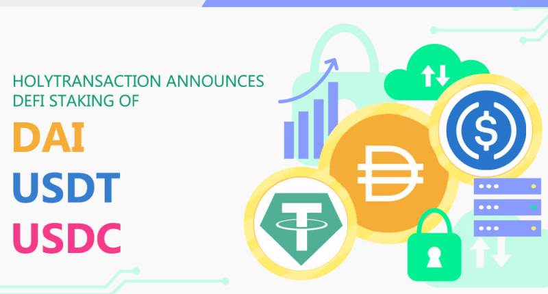 Imagem da matéria: HolyTransaction habilita carteira DeFi com staking