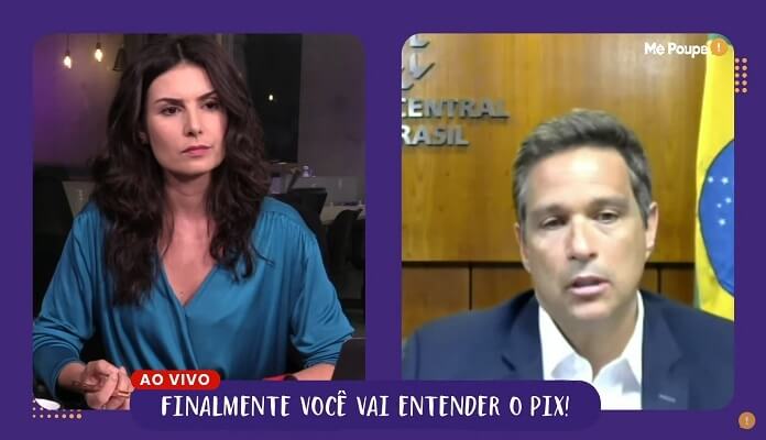 Imagem da matéria: "Pix tira demanda por criptomoedas", diz presidente do BC em live com Nathalia Arcuri