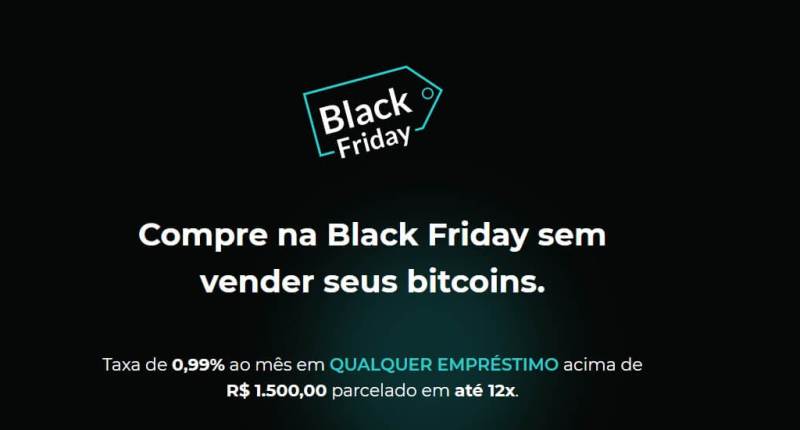 Imagem da matéria: Aproveite a Black Friday com dinheiro na mão e sem vender seu bitcoin