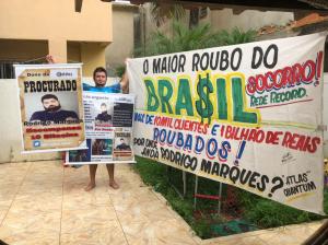 Imagem da matéria: Vítima da Atlas grava vídeo na Record: “Rodrigo Marques, cadê os bitcoins?”