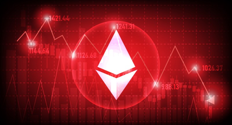 Imagem da matéria: Ethereum cai 8% e fica abaixo de US$ 2.000