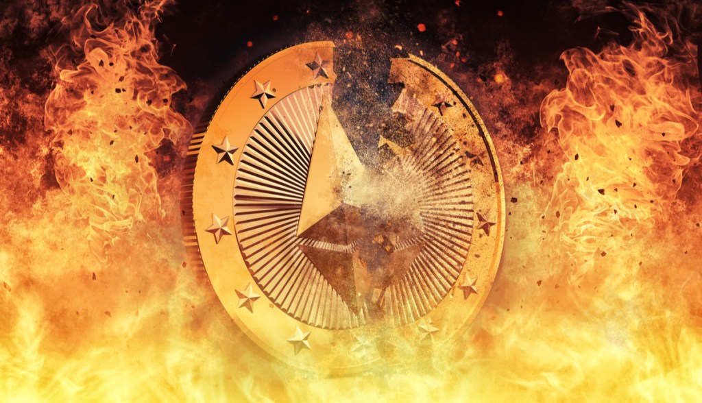 Imagem da matéria: Site monitora quanto de Ethereum é destruído a cada bloco minerado