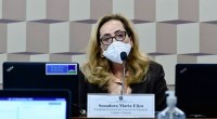 Imagem da matéria: Senadora Maria Eliza foi quem convidou acusado de pirâmide financeira para debate sobre regulação