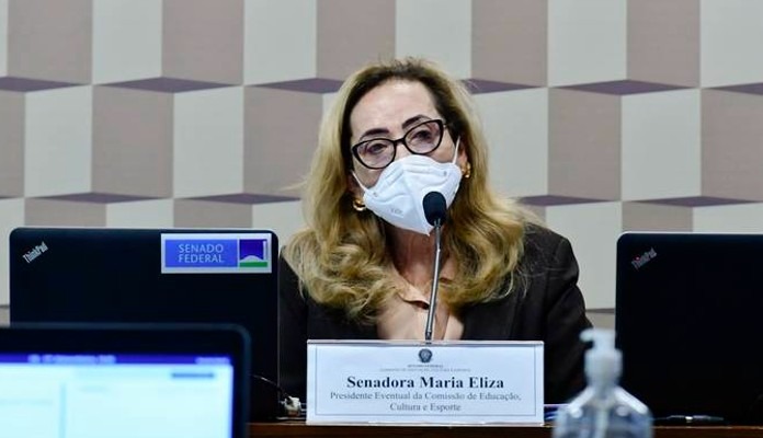 Imagem da matéria: Senadora Maria Eliza foi quem convidou acusado de pirâmide financeira para debate sobre regulação