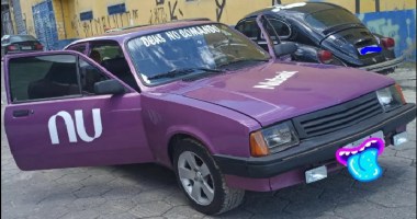 Imagem da matéria: O Chevette do Nubank: brasileiro cria 'roxinho móvel'