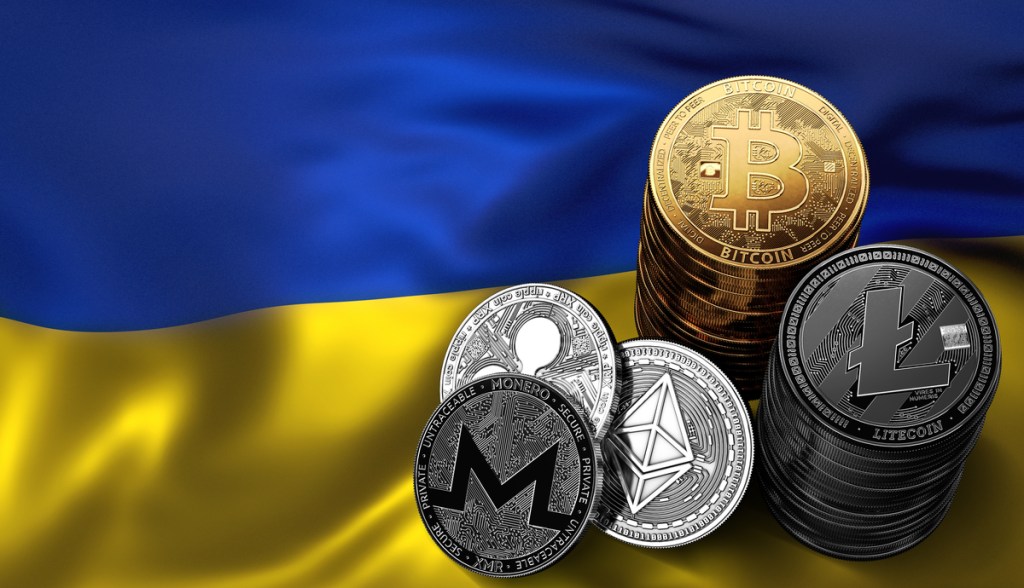 Imagem da matéria: Doações de criptomoedas para Ucrânia já passam de US$ 20 milhões