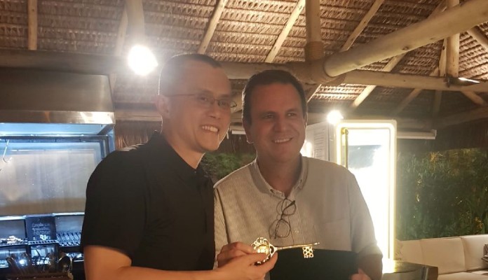 Imagem da matéria: CEO da Binance também se encontrou com o prefeito do Rio de Janeiro