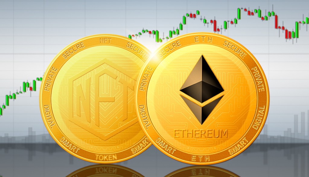 Imagem da matéria: Demanda por NFTs da rede Ethereum pode ser refúgio a volatilidades do mercado de criptomoedas, diz estudo