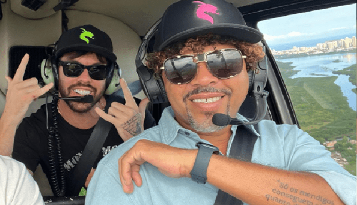 Imagem da matéria: Youtuber Nando Moura critica trader Diego Aguiar por manipular mendigo celebridade: "picareta"