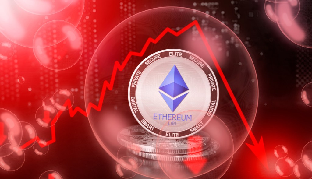 Imagem da matéria: Ethereum cai 18% em meio a tempestade de liquidações cripto de US$ 2,3 bilhões