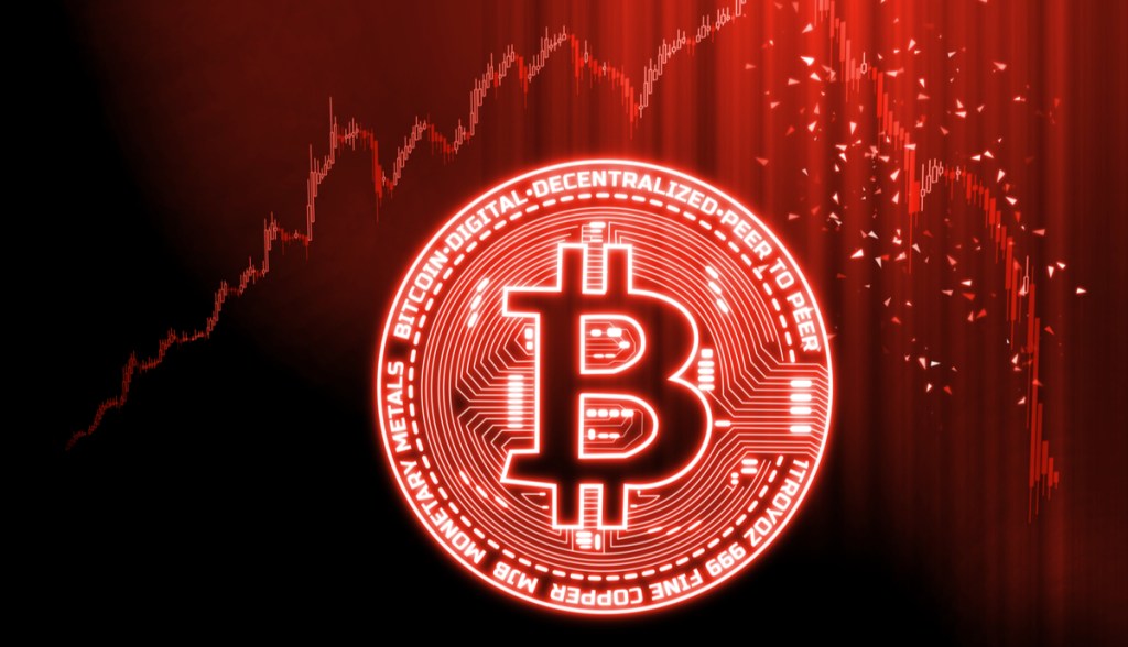 Imagem da matéria: Bitcoin volta a desabar neste sábado e puxa mercado de criptomoedas para o vermelho