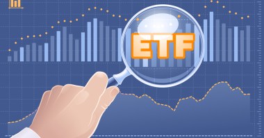 Imagem de lente com a sigla ETF.