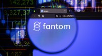 Lupa sob tela mostra logotipo da Fantom