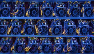 Máquinas de mineração de criptomoedas