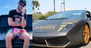 Imagem da matéria: Diego Aguiar, trader que promoveu o mendigo Givaldo e IQ Option, compra Lamborghini do Rei do Bitcoin