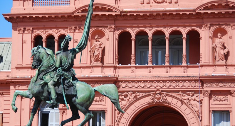 Casa Rosada, sede oficial do poder executivo do governo da Argentina