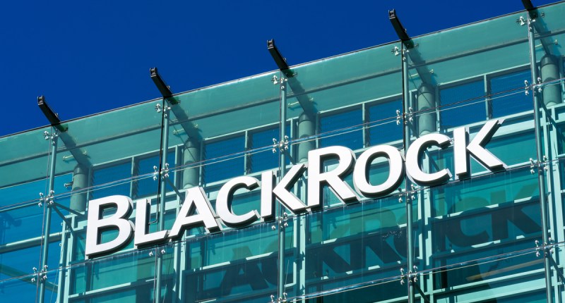 Fachada de um prédio da BlackRock na Califórnia, EUA