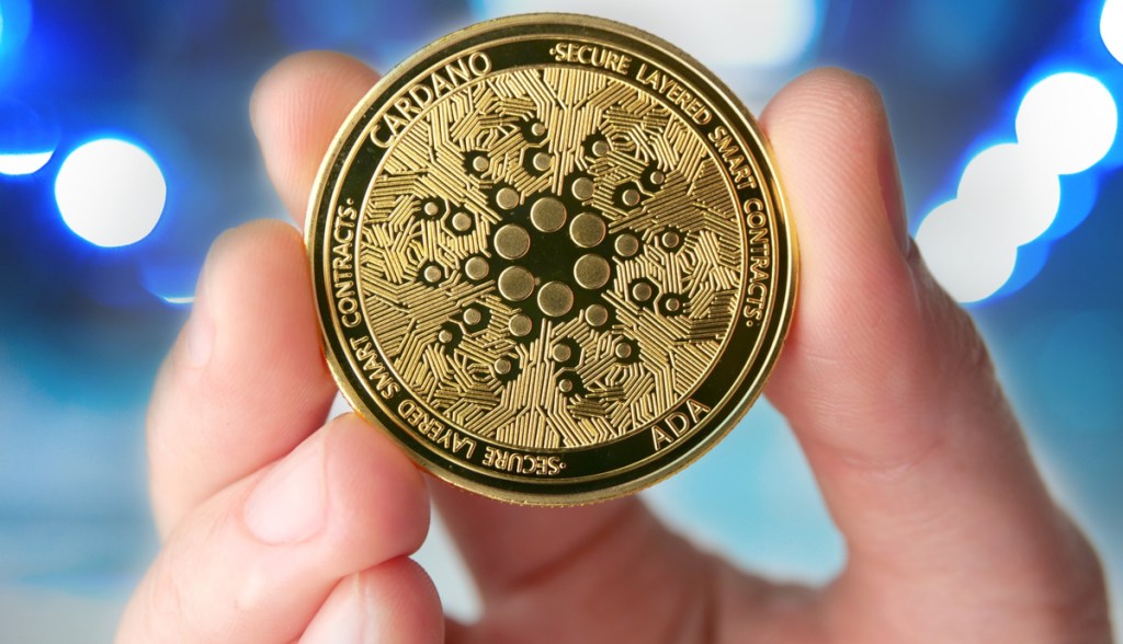 Mão segurando Cardano