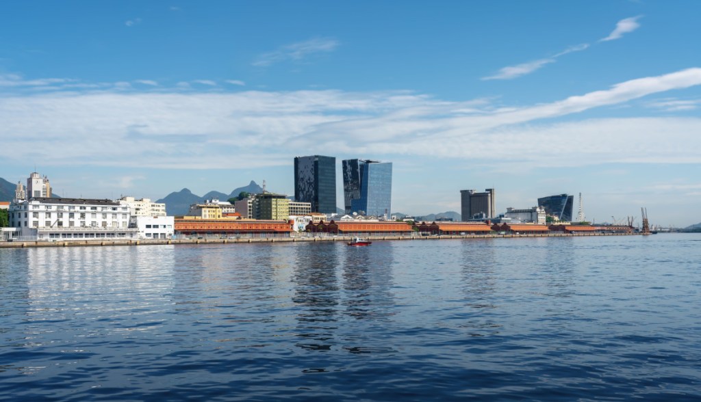 Região revitalizada do Porto Maravilha, no Rio de Janeiro