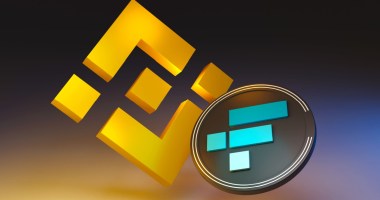 Logotipos da Binance e da FTX